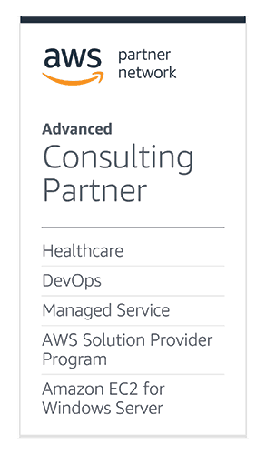Advanced AWS Consulting Partner with DevOps and Healthcare Competencies. MSP and Solutions Provider program, and EC2 for Microsoft Window Server services.