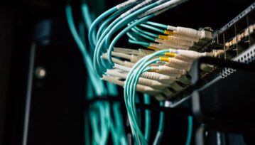 Cables Connected on Server