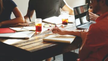 Group of People Having a Meeting