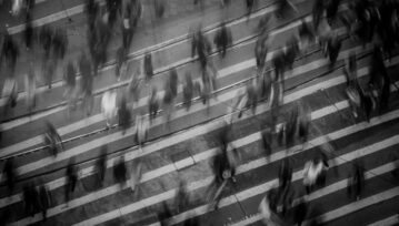 Time Lapse Photography of People Walking on Pedestrian Lane